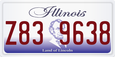 IL license plate Z839638