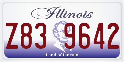 IL license plate Z839642