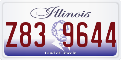 IL license plate Z839644