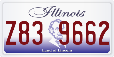IL license plate Z839662