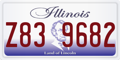 IL license plate Z839682
