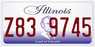 IL license plate Z839745