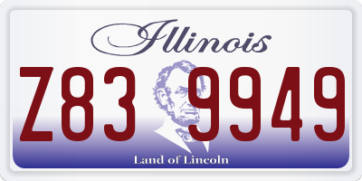 IL license plate Z839949
