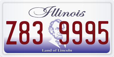 IL license plate Z839995