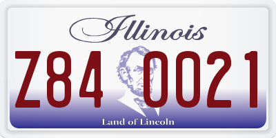 IL license plate Z840021