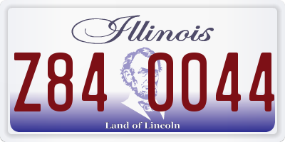 IL license plate Z840044
