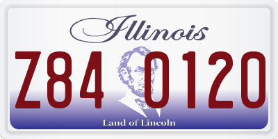 IL license plate Z840120