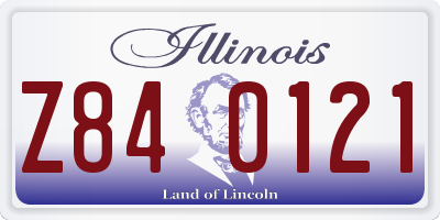 IL license plate Z840121