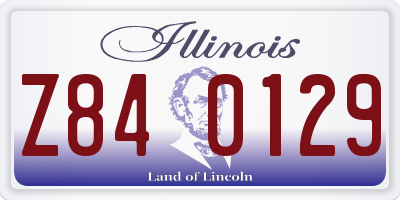 IL license plate Z840129