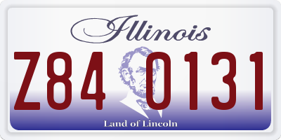 IL license plate Z840131