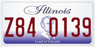 IL license plate Z840139