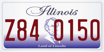 IL license plate Z840150