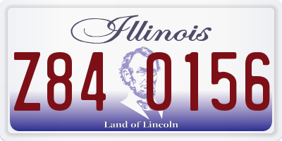 IL license plate Z840156