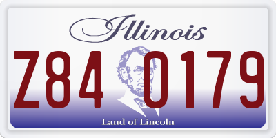 IL license plate Z840179