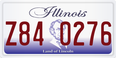 IL license plate Z840276