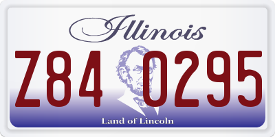 IL license plate Z840295
