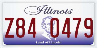 IL license plate Z840479