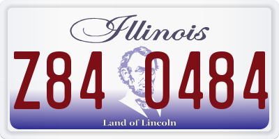 IL license plate Z840484