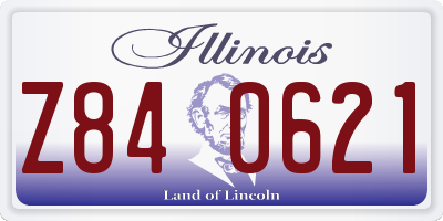 IL license plate Z840621