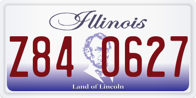 IL license plate Z840627