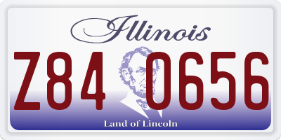 IL license plate Z840656