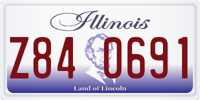 IL license plate Z840691