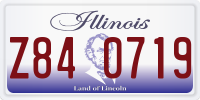 IL license plate Z840719