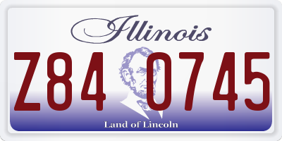 IL license plate Z840745