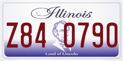 IL license plate Z840790