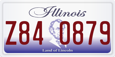 IL license plate Z840879