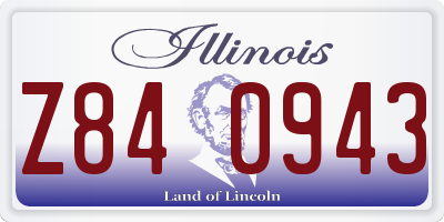 IL license plate Z840943