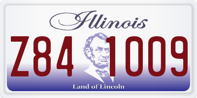 IL license plate Z841009