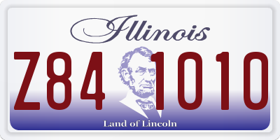 IL license plate Z841010