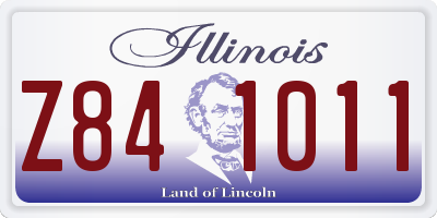 IL license plate Z841011