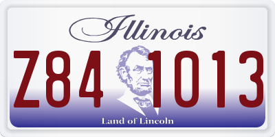 IL license plate Z841013
