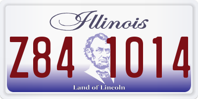 IL license plate Z841014