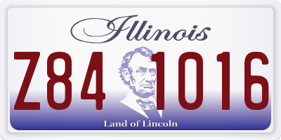 IL license plate Z841016