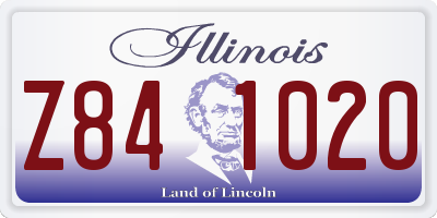 IL license plate Z841020