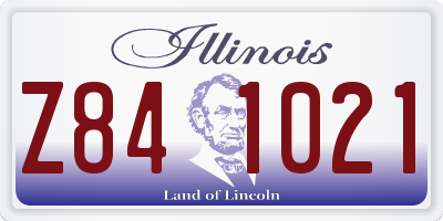 IL license plate Z841021