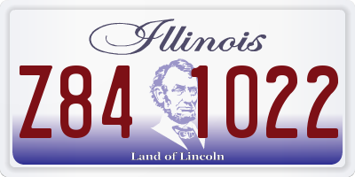 IL license plate Z841022