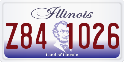 IL license plate Z841026