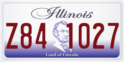 IL license plate Z841027