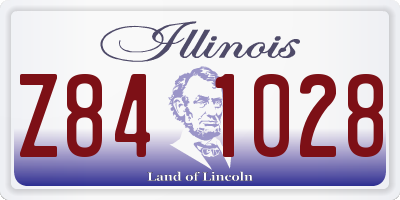 IL license plate Z841028