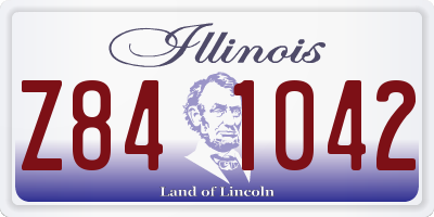 IL license plate Z841042
