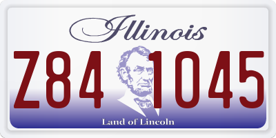 IL license plate Z841045
