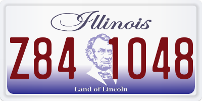 IL license plate Z841048