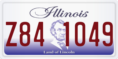 IL license plate Z841049