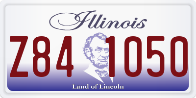 IL license plate Z841050