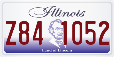 IL license plate Z841052