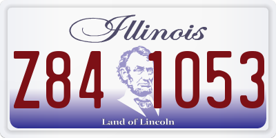 IL license plate Z841053